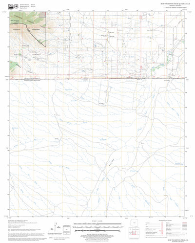 US Forest Service - Topo Bob Thompson Peak, AZ FSTopo Legacy digital map