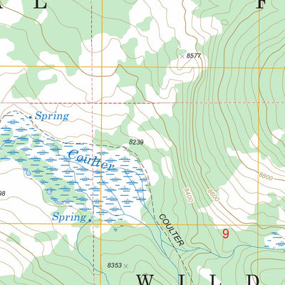 US Forest Service - Topo Bobcat Ridge, WY FSTopo Legacy digital map