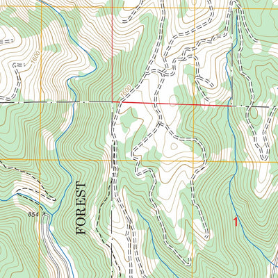US Forest Service - Topo Bobs Mountain, WA FSTopo Legacy digital map