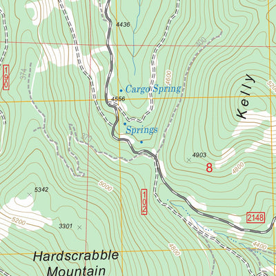 US Forest Service - Topo Bodie Mountain, WA FSTopo Legacy digital map