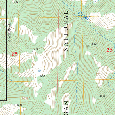 US Forest Service - Topo Bodie Mountain, WA FSTopo Legacy digital map
