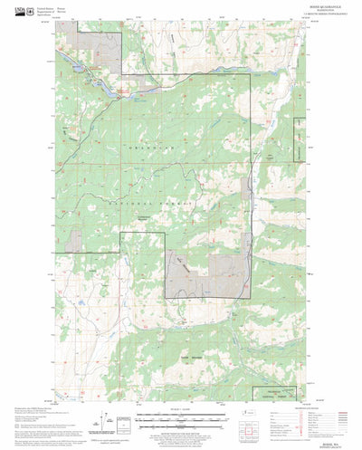 US Forest Service - Topo Bodie, WA FSTopo Legacy digital map