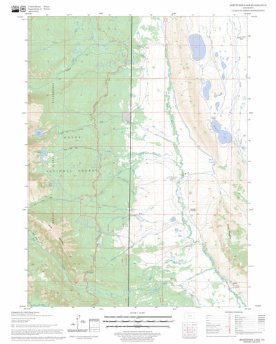 US Forest Service - Topo Boettcher Lake, CO FSTopo Legacy digital map