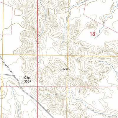 US Forest Service - Topo Bog Creek, SD FSTopo Legacy digital map