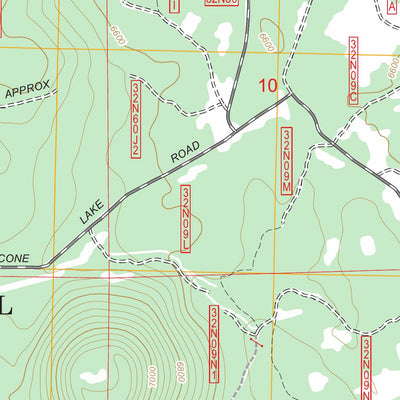 US Forest Service - Topo Bogard Buttes, CA FSTopo Legacy digital map