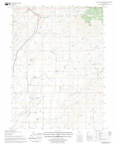 US Forest Service - Topo Bogus Mountain, CA FSTopo Legacy digital map