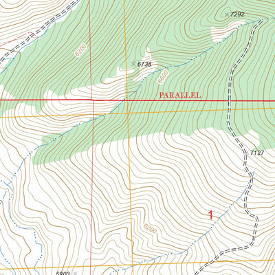 US Forest Service - Topo Bohannon Spring, ID - MT FSTopo Legacy digital map