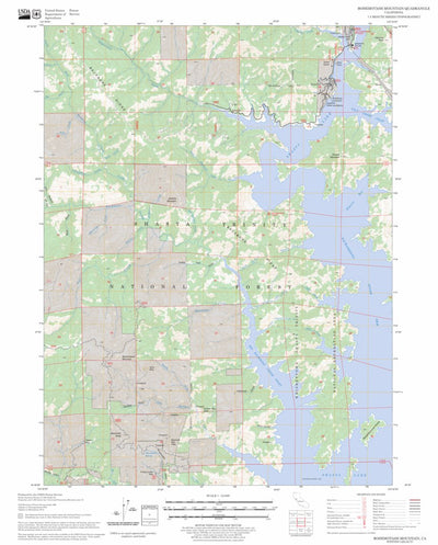 US Forest Service - Topo Bohemotash Mountain, CA FSTopo Legacy digital map