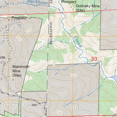 US Forest Service - Topo Bohemotash Mountain, CA FSTopo Legacy digital map