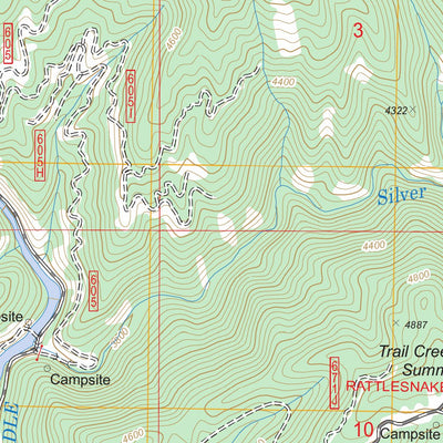 US Forest Service - Topo Boiling Springs, ID FSTopo Legacy digital map
