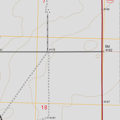 US Forest Service - Topo Boise City SE, TX - OK FSTopo Legacy digital map