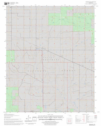 US Forest Service - Topo Bokhoma, OK FSTopo Legacy digital map