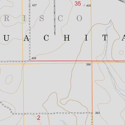 US Forest Service - Topo Bokhoma, OK FSTopo Legacy digital map