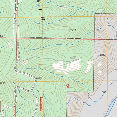 US Forest Service - Topo Boles, AR FSTopo Legacy digital map
