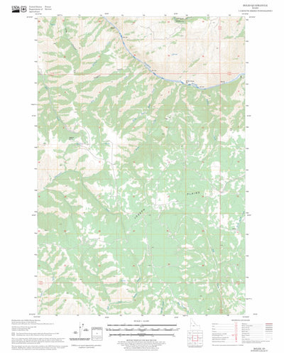 US Forest Service - Topo Boles, ID FSTopo Legacy digital map