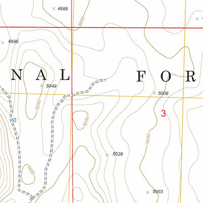 US Forest Service - Topo Boles Meadow East, CA FSTopo Legacy digital map