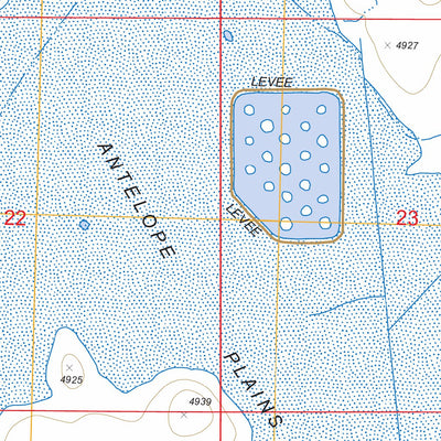 US Forest Service - Topo Boles Meadow East, CA FSTopo Legacy digital map