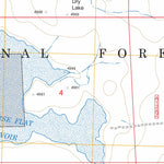 US Forest Service - Topo Boles Meadow West, CA FSTopo Legacy digital map