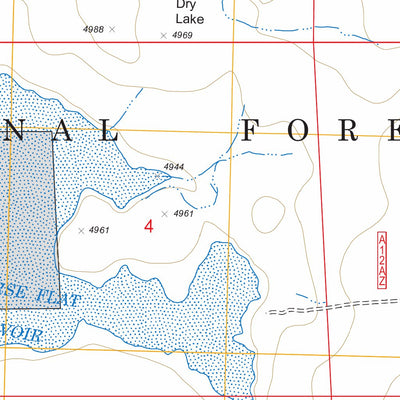 US Forest Service - Topo Boles Meadow West, CA FSTopo Legacy digital map
