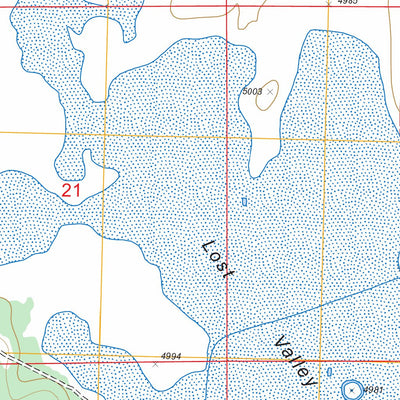 US Forest Service - Topo Boles Meadow West, CA FSTopo Legacy digital map