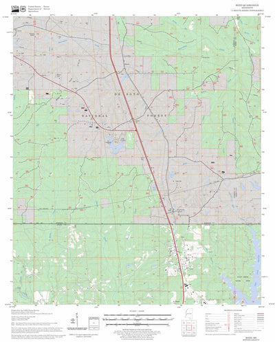 US Forest Service - Topo Bond, MS FSTopo Legacy digital map