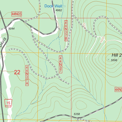 US Forest Service - Topo Bonita Butte, CA FSTopo Legacy digital map