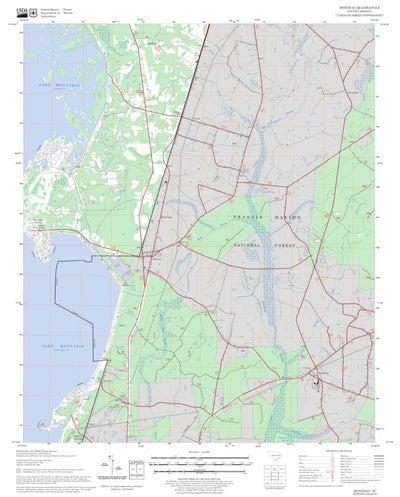 US Forest Service - Topo Bonneau, SC FSTopo Legacy digital map