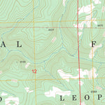 US Forest Service - Topo Bonner Canyon, NM FSTopo Legacy digital map