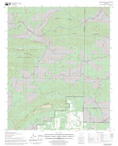 US Forest Service - Topo Bonnerdale, AR FSTopo Legacy digital map