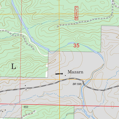US Forest Service - Topo Bonnerdale, AR FSTopo Legacy digital map