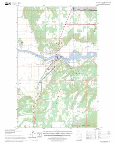 US Forest Service - Topo Bonners Ferry, ID FSTopo Legacy digital map