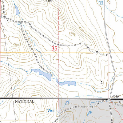 US Forest Service - Topo Bonnie Reservoir, WY FSTopo Legacy digital map