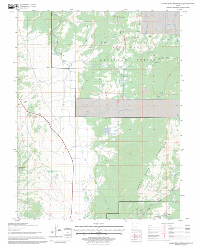 US Forest Service - Topo Boobe Hole Reservoir, UT FSTopo Legacy digital map