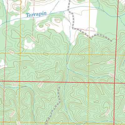 US Forest Service - Topo Borden Springs, AL - GA FSTopo Legacy digital map