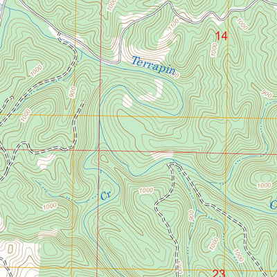 US Forest Service - Topo Borden Springs, AL - GA FSTopo Legacy digital map