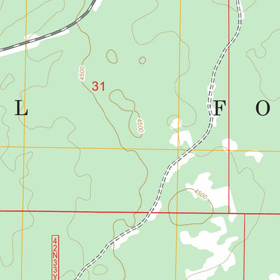 US Forest Service - Topo Border Mountain, CA FSTopo Legacy digital map