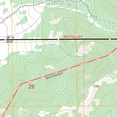 US Forest Service - Topo Bosque Peak, NM FSTopo Legacy digital map