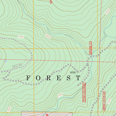US Forest Service - Topo Boston, AR FSTopo Legacy digital map