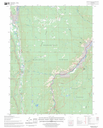 US Forest Service - Topo Boston Peak, CO FSTopo Legacy digital map