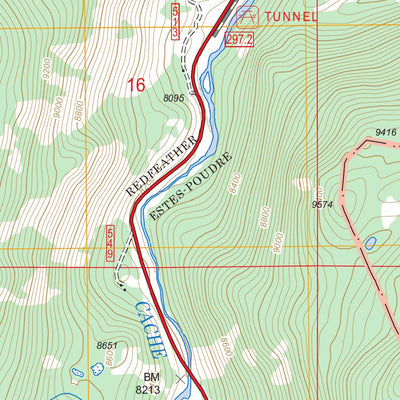 US Forest Service - Topo Boston Peak, CO FSTopo Legacy digital map