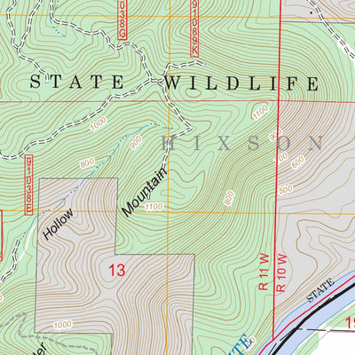 US Forest Service - Topo Boswell, AR FSTopo Legacy digital map