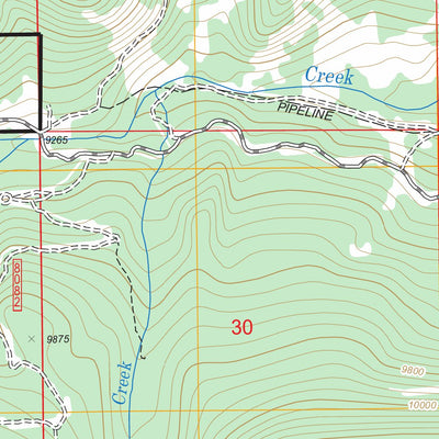 US Forest Service - Topo Bottle Pass, CO FSTopo Legacy digital map