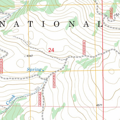 US Forest Service - Topo Boulder Butte, OR FSTopo Legacy digital map