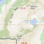 US Forest Service - Topo Boulder Chain Lakes, ID FSTopo Legacy digital map