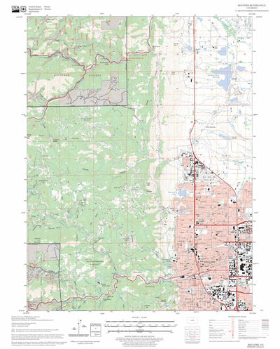 US Forest Service - Topo Boulder, CO FSTopo Legacy digital map