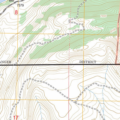 US Forest Service - Topo Boulder Lake, WY FSTopo Legacy digital map