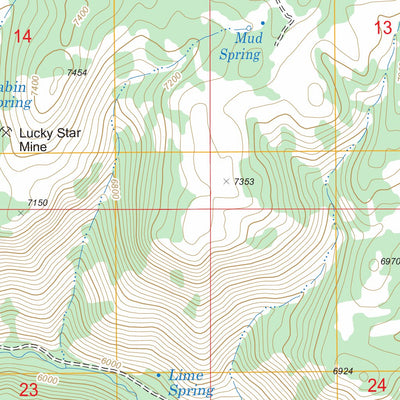 US Forest Service - Topo Boulder Mountain, UT FSTopo Legacy digital map