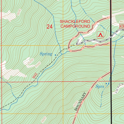 US Forest Service - Topo Boulder Peak, CA FSTopo Legacy digital map