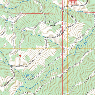 US Forest Service - Topo Boulder Peak, CA FSTopo Legacy digital map