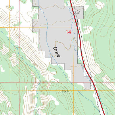 US Forest Service - Topo Boulder Town, UT FSTopo Legacy digital map
